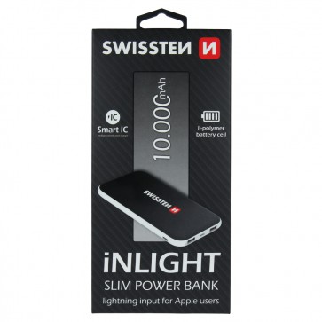 SWISSTEN iNLIGHT SLIM POWER BANK 10000 mAh