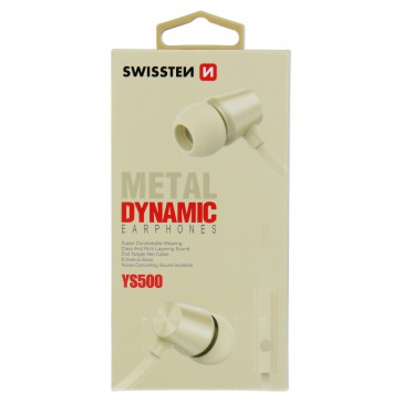 SWISSTEN EARBUDS DYNAMIC YS500 GOLD