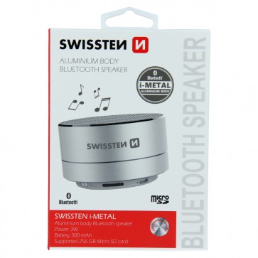 BLUETOOTH SPEAKER SWISSTEN i-METAL SILVER