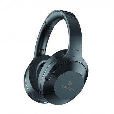 WIRELESS STEREO HEADPHONES SWISSTEN HURRICANE BLACK