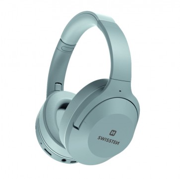 WIRELESS STEREO HEADPHONES SWISSTEN HURRICANE GREY