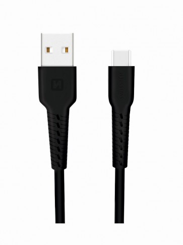 Swissten Data Cable USB / USB-C 1.0M - Black