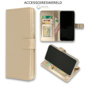 Bookcase Goud - Oppo A12 - Portemonnee hoesje