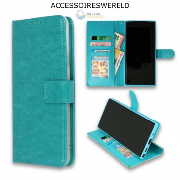 Bookcase Turquoise - Apple iPhone XS Max - Portemonnee hoesje