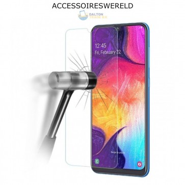 Glass screen protector - Samsung Galaxy A8 2018 - Tempered Glass - Glas plaatje