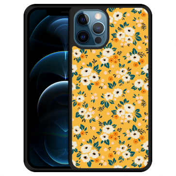 Just in Case iPhone 12 Pro Hardcase hoesje Vintage Bloemenprint