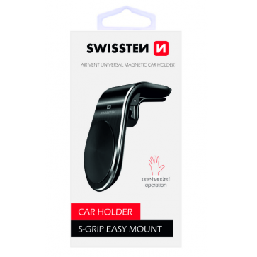 MAGNETIC CAR HOLDER SWISSTEN EASY MOUNT BLACK