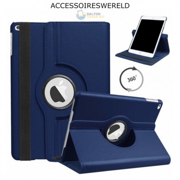Samsung Galaxy Tab A 10.1 ( 2019 ) Bookcase - 360 graden draaibare hoes - Donkerblauw