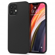 Just in Case Texture TPU Apple iPhone 12 Pro Max Case (Black)