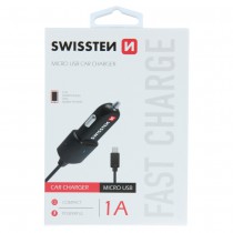 SWISSTEN CAR CHARGER MICRO USB 1A POWER