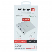 SWISSTEN TRAVEL CHARGER 60W PD3.0 & QC4 PPS