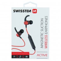 BLUETOOTH EARPHONES SWISSTEN ACTIVE RED