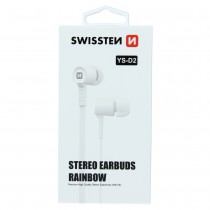 SWISSTEN EARBUDS RAINBOW YS-D2 WHITE