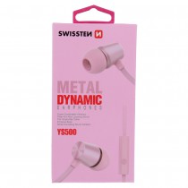 SWISSTEN EARBUDS DYNAMIC YS500 ROSE/GOLD