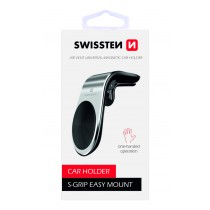 MAGNETIC CAR HOLDER SWISSTEN EASY MOUNT SILVER