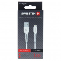 DATA CABLE SWISSTEN USB / LIGHTNING 1,0 M WHITE