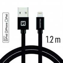 Swissten Data Cable TPE USB / Lightning MFi 1,2 M - Black
