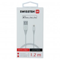 DATA CABLE SWISSTEN TPE USB / LIGHTNING MFi 1,2 M WHITE