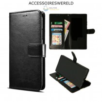 Bookcase - Samsung Galaxy A20s - Portemonnee hoesje - Zwart