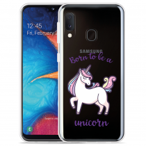 Just in Case Galaxy A20e Hoesje Born to be a Unicorn