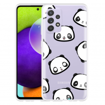 Just in Case Samsung Galaxy A52 Hoesje Panda Emotions