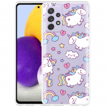 Just in Case Samsung Galaxy A72 Hoesje Fat Unicorn