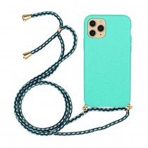 Just in Case Apple iPhone 12/12 Pro Soft TPU Case with Strap - Blue