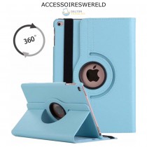 Apple iPad Air 2 Bookcase - 360 graden draaibare hoes - Lichtblauw