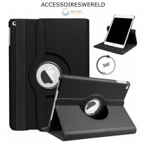 Apple iPad Mini 5 Bookcase - 360 graden draaibare hoes - Zwart