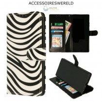 Bookcase Apple iPhone 7 / 8 / SE 2020 - Portemonnee hoesje - Zebra Print